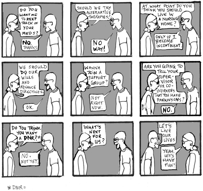 talking about our
          lives